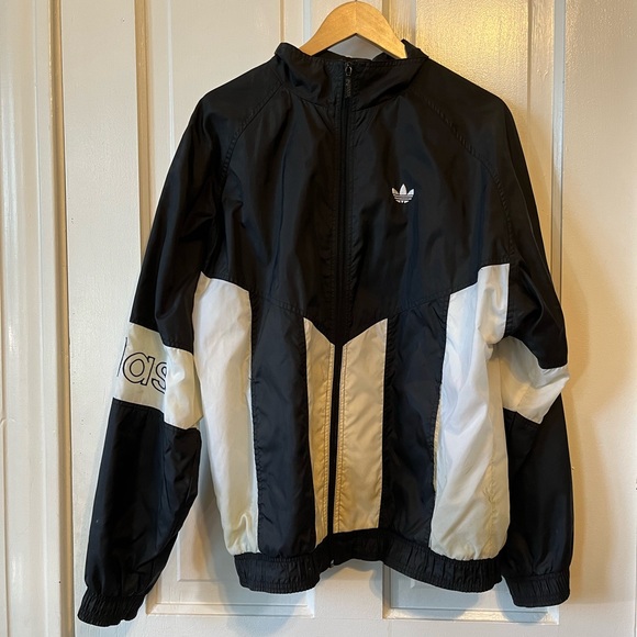 adidas Jackets Coats 9s Adidas Vintage Nylon Windbreaker Jacket Poshmark
